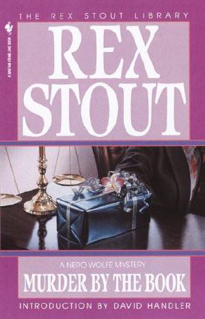 [Nero Wolfe 19] • Book, Murder by the